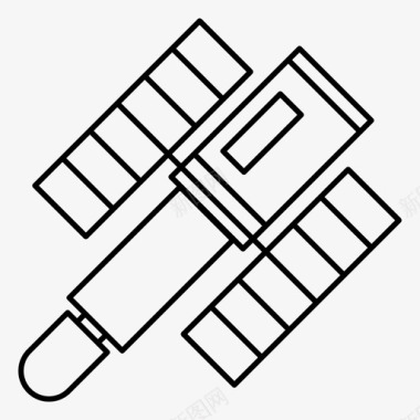 哈勃望远镜星系图像图标图标