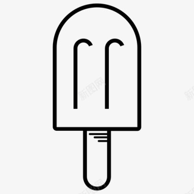冰棒甜点冰淇淋图标图标