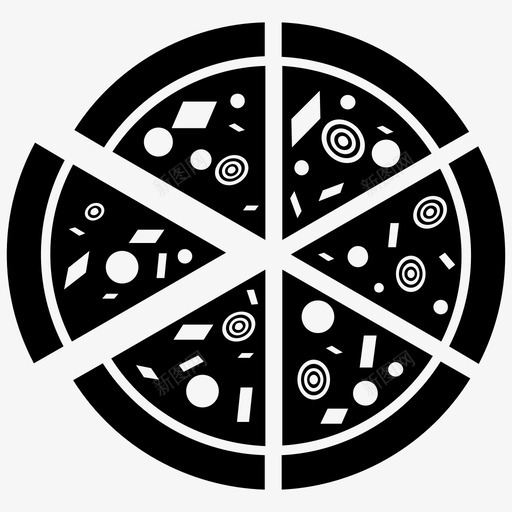 披萨吃快餐图标svg_新图网 https://ixintu.com 吃 快餐 意大利 披萨