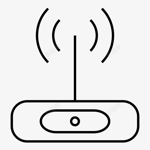 路由器通信连接图标svg_新图网 https://ixintu.com wifi 无线路由器 路由器 连接 通信