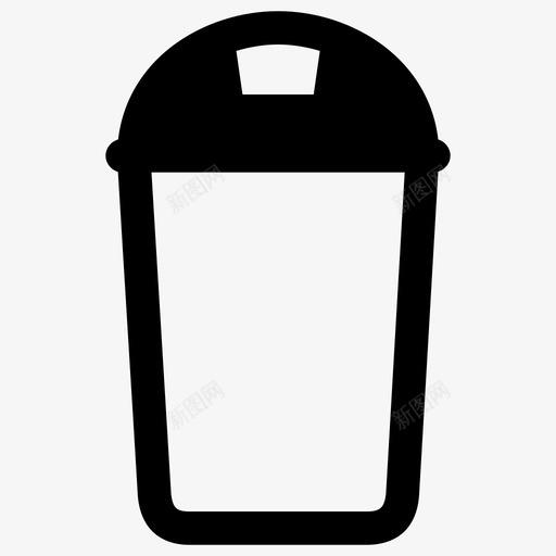 垃圾箱删除倾倒图标svg_新图网 https://ixintu.com 倾倒 删除 垃圾桶 垃圾箱 移除