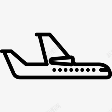 飞行飞机运输工具车辆图标图标