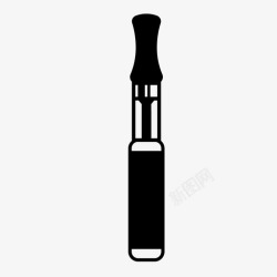 超薄型超薄型电子烟烟雾图标高清图片