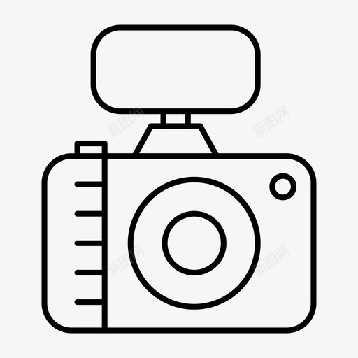 照相机设备照片图标svg_新图网 https://ixintu.com 图片 技术 流行轮廓 照片 照相机 设备