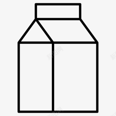 牛奶奶瓶早餐图标图标