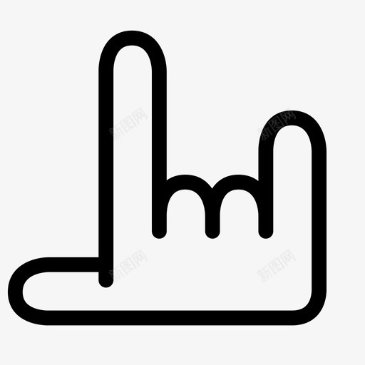 金属标牌表情符号手指图标svg_新图网 https://ixintu.com 手 手势 手指 摇杆 脸和手 表情符号 金属标牌
