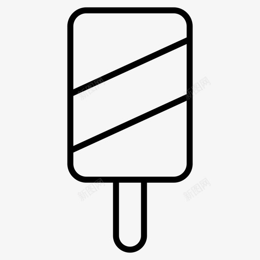 冰棒冰淇淋夏天图标svg_新图网 https://ixintu.com 冰棒 冰淇淋 夏天 夏天瘦