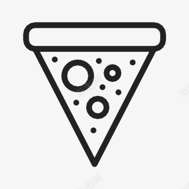 披萨片菜肴食物图标图标