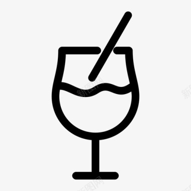 酒杯子饮料图标图标