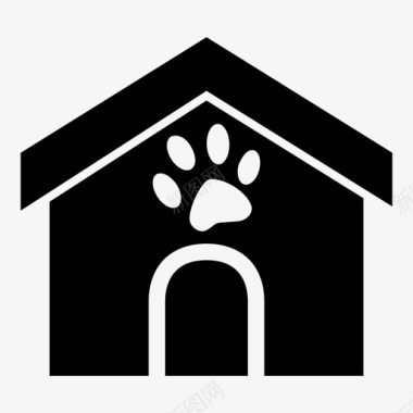 狗屋动物宠物图标图标