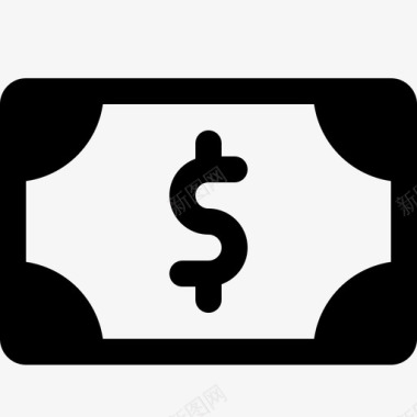 美元货币钞票现金图标图标