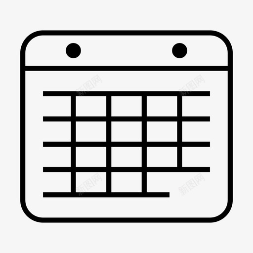 日历日历月标记的事件图标svg_新图网 https://ixintu.com 任务计划器 已标记的计划 日历 日历月 标记的事件