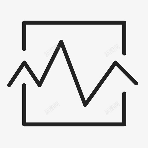 心电图心跳脉搏图标svg_新图网 https://ixintu.com 心电图 心跳 脉搏