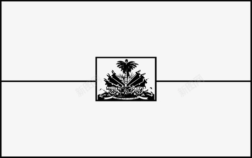 海地国旗非洲世界图标图标