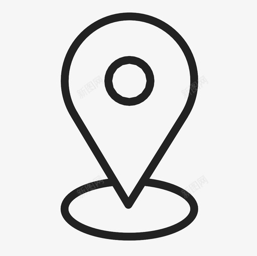 标签地图针标记图标svg_新图网 https://ixintu.com 地图针 标签 标记