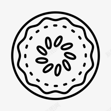 派面包房甜点图标图标