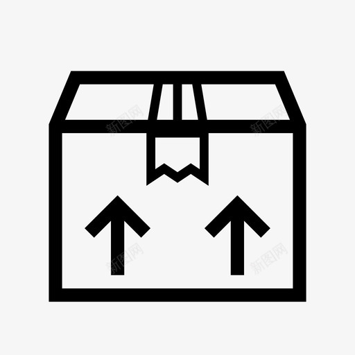 包裹箱子纸板箱图标svg_新图网 https://ixintu.com 包装 包裹 包裹和信件运输 快递服务 箱子 纸板箱 纸箱 邮寄