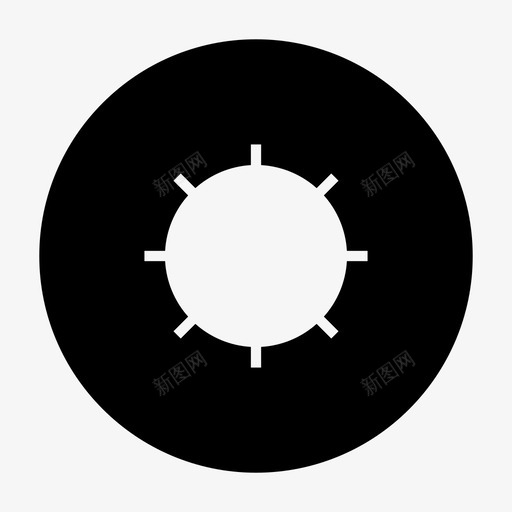 太阳天气基本图标2svg_新图网 https://ixintu.com 基本图标2 天气 太阳