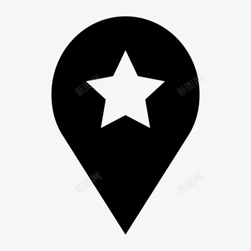 地图销位置销点图标svg_新图网 https://ixintu.com 位置 占位符 地图销 精确定位 销点