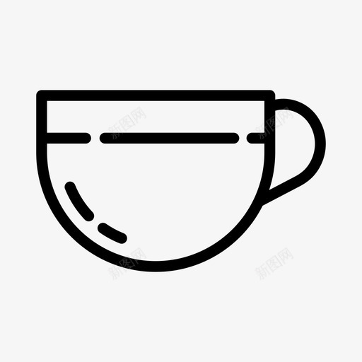 杯子饮料咖啡图标svg_新图网 https://ixintu.com 咖啡 杯子 浓缩咖啡 茶 饮料 饮茶