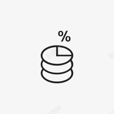 图表圆圈资金图标图标