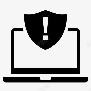 计算机安全计算机错误计算机警告图标图标