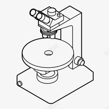 显微镜化学调查图标图标