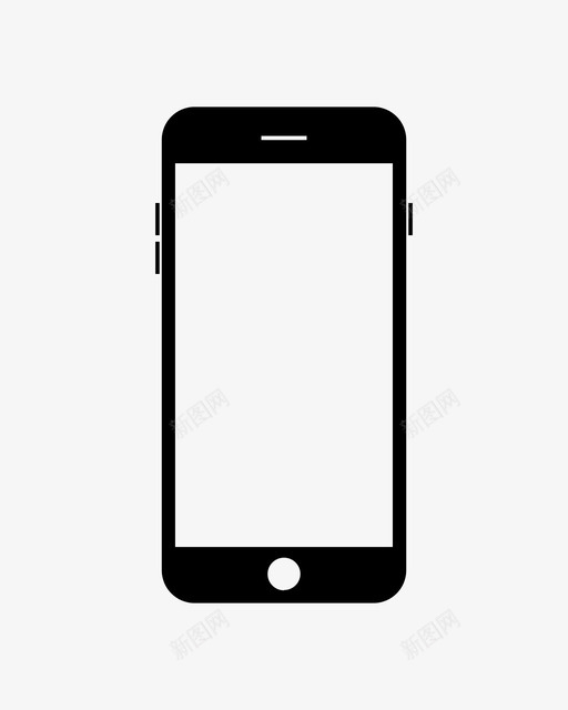 iphone掌上电脑手机图标svg_新图网 https://ixintu.com iphone 屏幕 手机 掌上电脑 智能手机