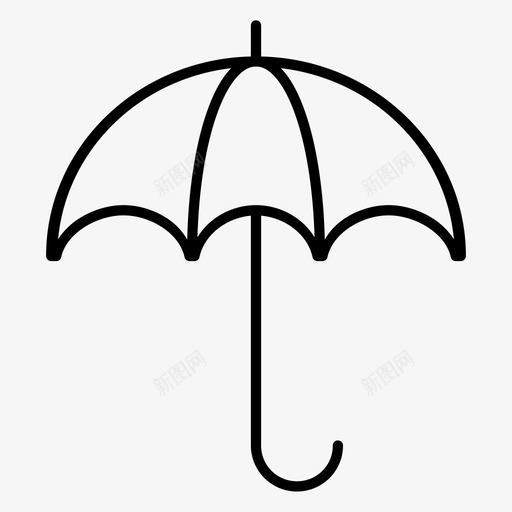 保护伞遮阳伞保险图标svg_新图网 https://ixintu.com 保护伞 保险 遮阳伞