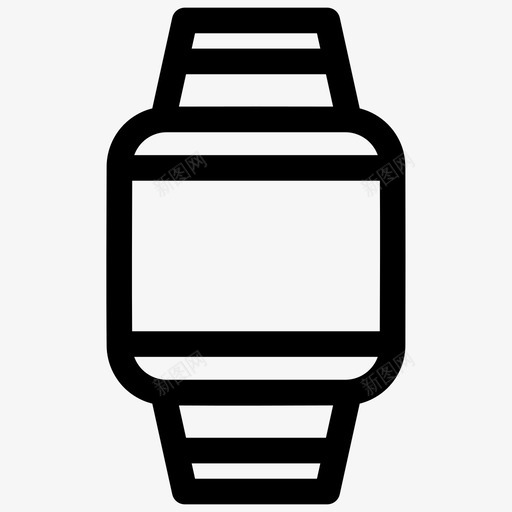 智能手表苹果小工具图标svg_新图网 https://ixintu.com 小工具 智能手表 材料 电子设备和小工具 苹果 齿轮
