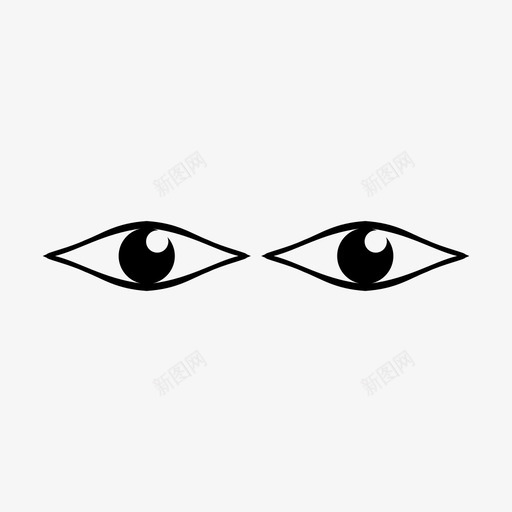 眼睛视图观察者图标svg_新图网 https://ixintu.com 眼睛 观察者 视图 视觉