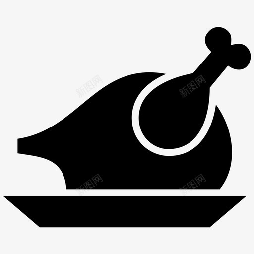 鸡图标svg_新图网 https://ixintu.com 鸡