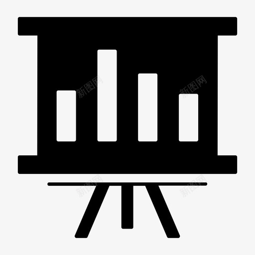 演示文稿董事会业务图标svg_新图网 https://ixintu.com 业务 业务和办公字形 图表 演示文稿 统计 董事会