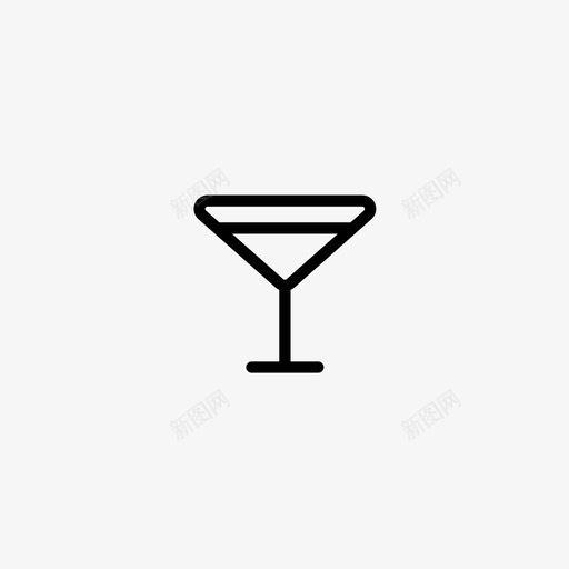 玻璃杯鸡尾酒马提尼酒图标svg_新图网 https://ixintu.com 海鲜套餐11 玻璃杯 马提尼酒 鸡尾酒