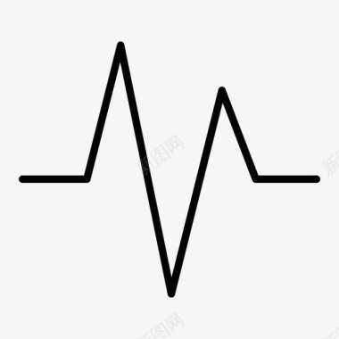 脉搏心跳医院图标图标