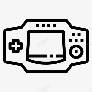 口袋游戏设备控制器小工具图标图标