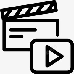 发展视频动作电影拍摄图标高清图片