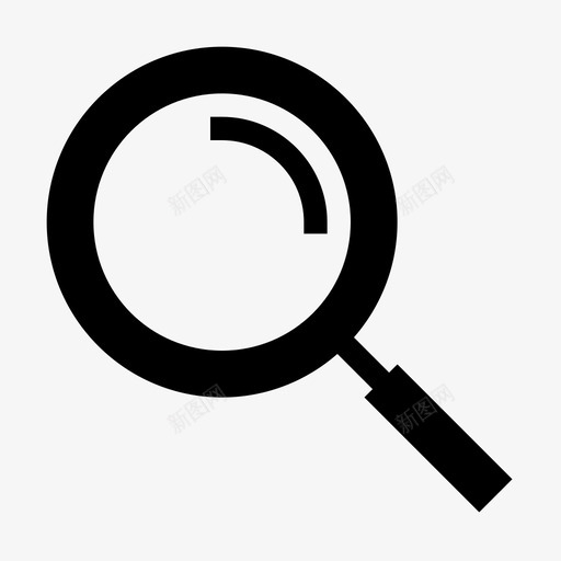 搜索发现放大镜图标svg_新图网 https://ixintu.com 发现 搜索 放大镜 有规律的行动