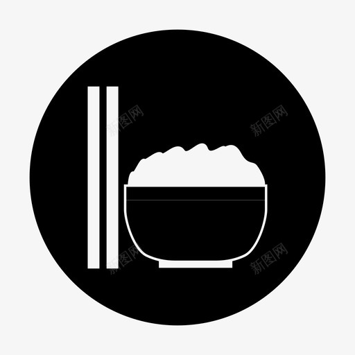 米饭早餐节食图标svg_新图网 https://ixintu.com 吃 早餐 米饭 节食 食物 食物圈