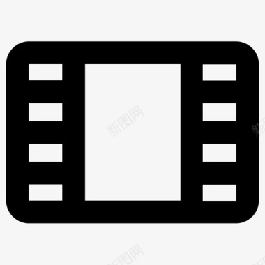 录像电影剪报图标图标