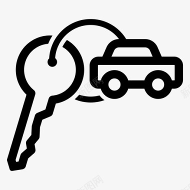 车钥匙经销商车主图标图标