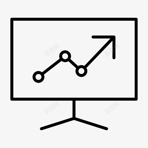 统计监视器计算机图形图标svg_新图网 https://ixintu.com 图形 屏幕 统计监视器 计算机