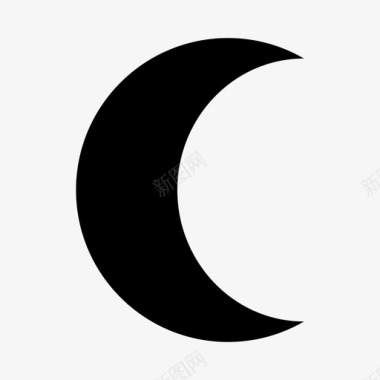 月亮月蚀椭圆图标图标