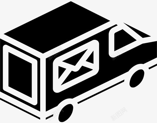 运输卡车后部iso包装图标svg_新图网 https://ixintu.com iso 包装 包装和运输固体 运输 运输卡车后部