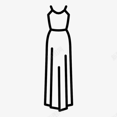 衣服时装长裙图标图标