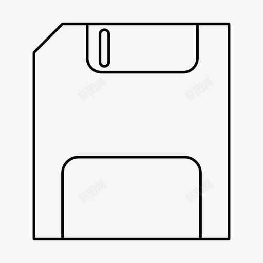 软盘驱动器保存文件图标svg_新图网 https://ixintu.com 保存文件 软盘 驱动器