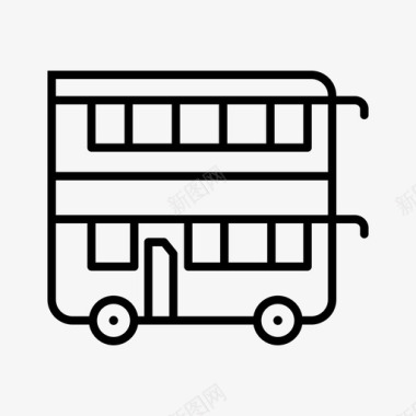 公共汽车旅行交通工具车辆图标图标
