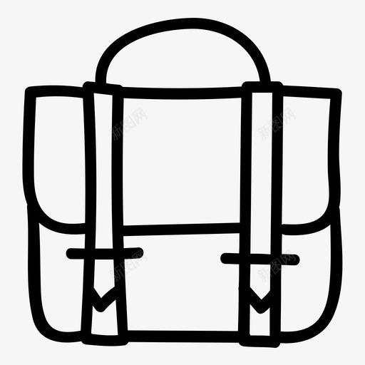 购物袋公文包采购图标svg_新图网 https://ixintu.com 公文包 商店 商店手绘 购物袋 采购