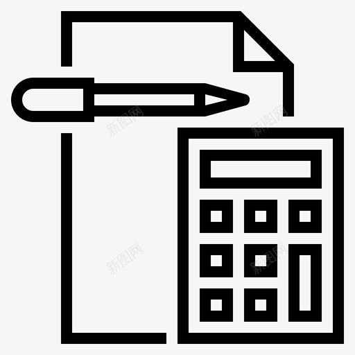 会计簿记业务报告图标svg_新图网 https://ixintu.com 业务报告 会计 簿记 财务报告