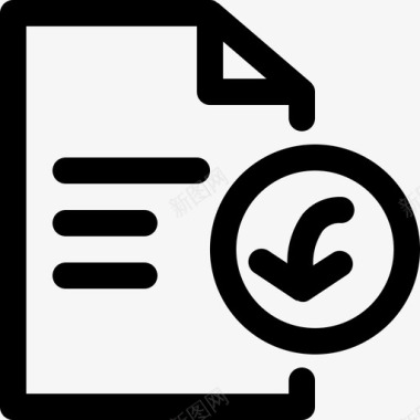 文件撤消文档管理图标图标